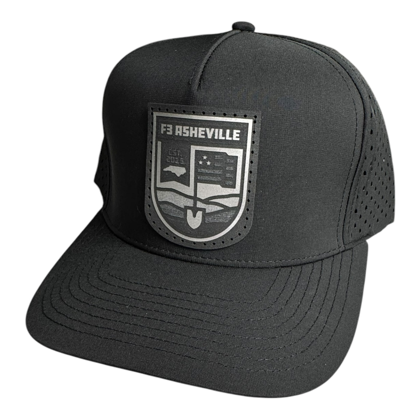 F3 Asheville Leatherette Patch Hat Pre-Order October 2024