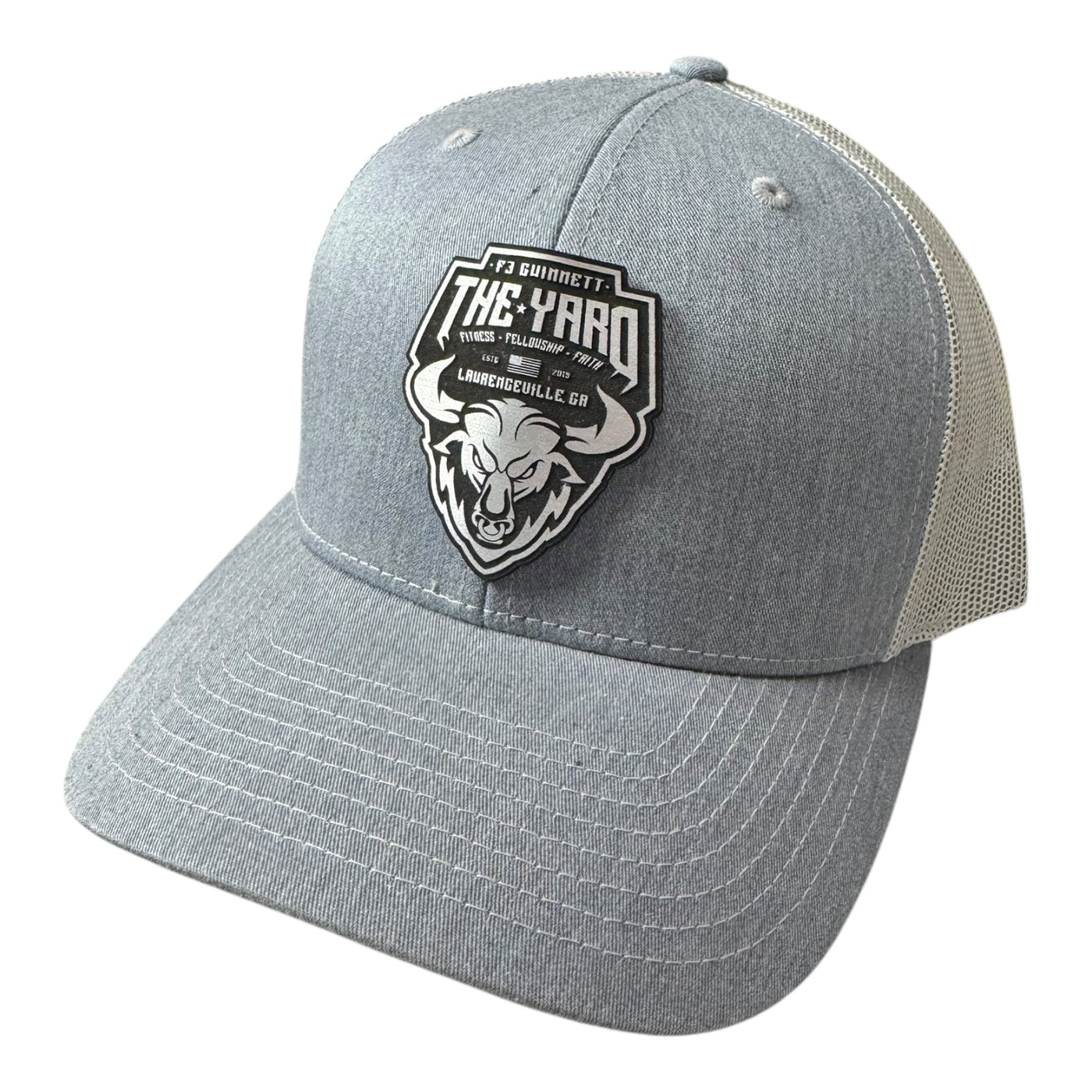 F3 Gwinnett County - The Yard - No Bull Leatherette Patch Hat Pre-Order February 2025