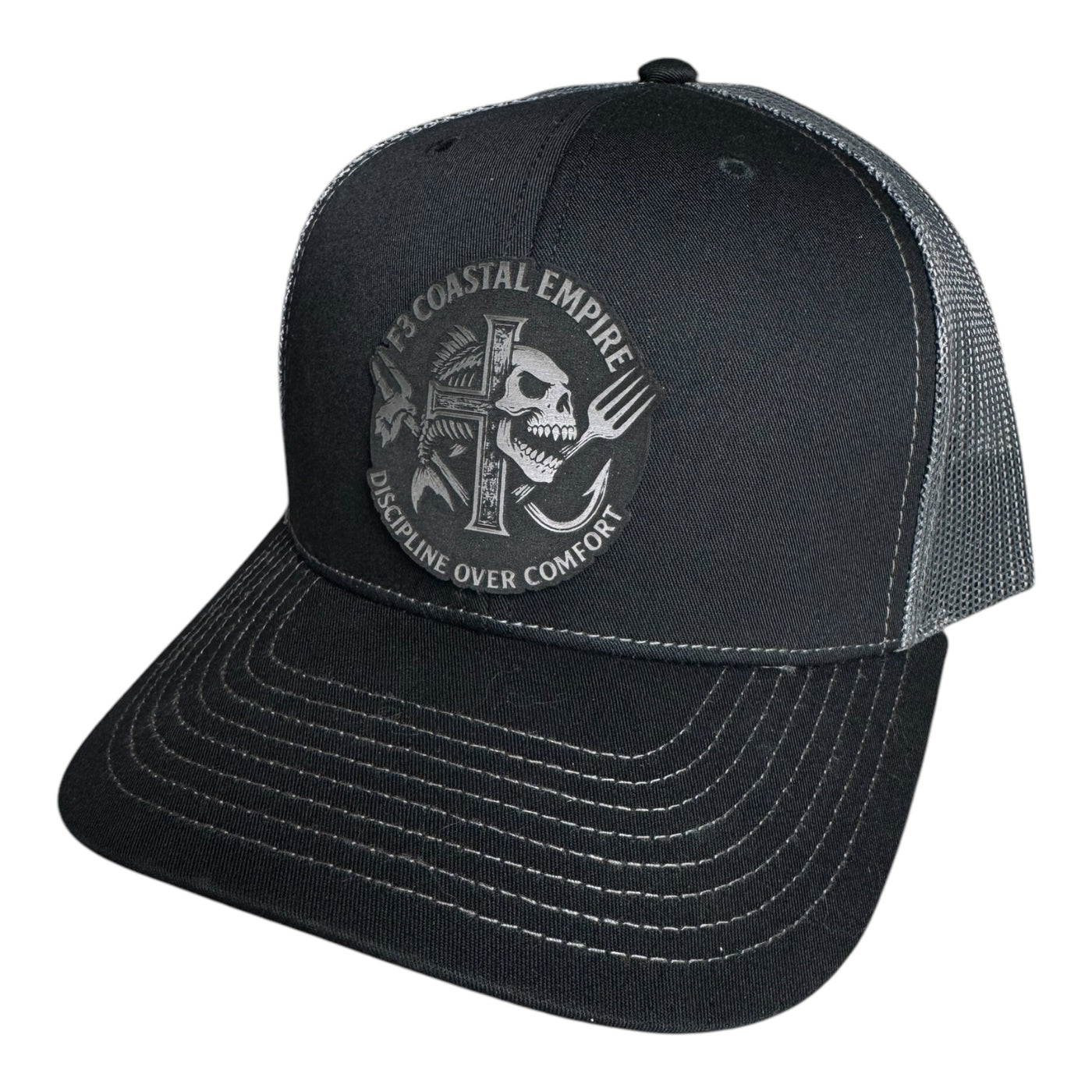 F3 Coastal Empire Cross Over Fork of Flesh Leatherette Patch Hat Pre-Order May 2025