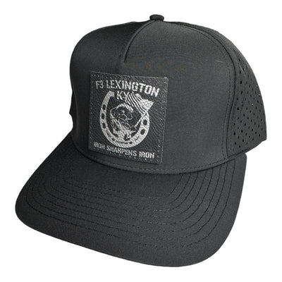 F3 Lexington KY Leatherette Patch Hat Pre-Order September 2024