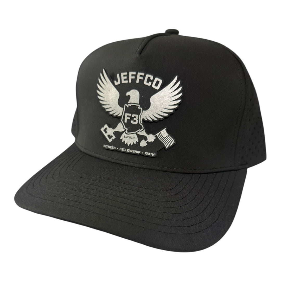 F3 Jeffco Leatherette Patch Hat Pre-Order October 2025