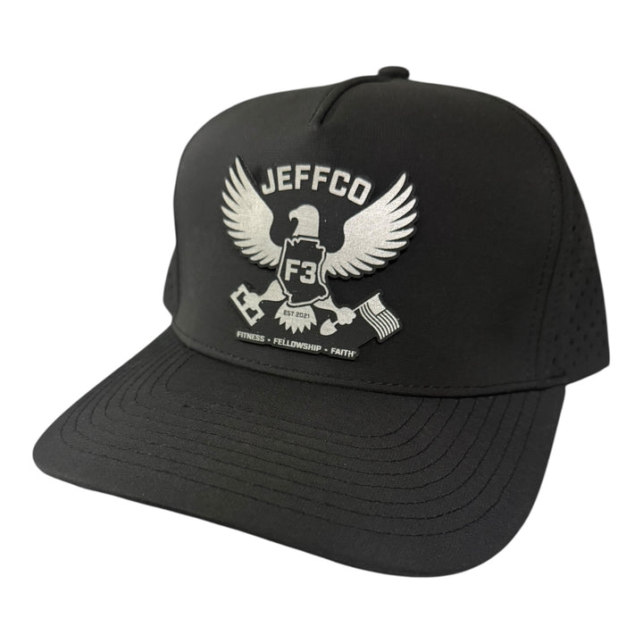 F3 Jeffco Leatherette Patch Hat Pre-Order October 2025