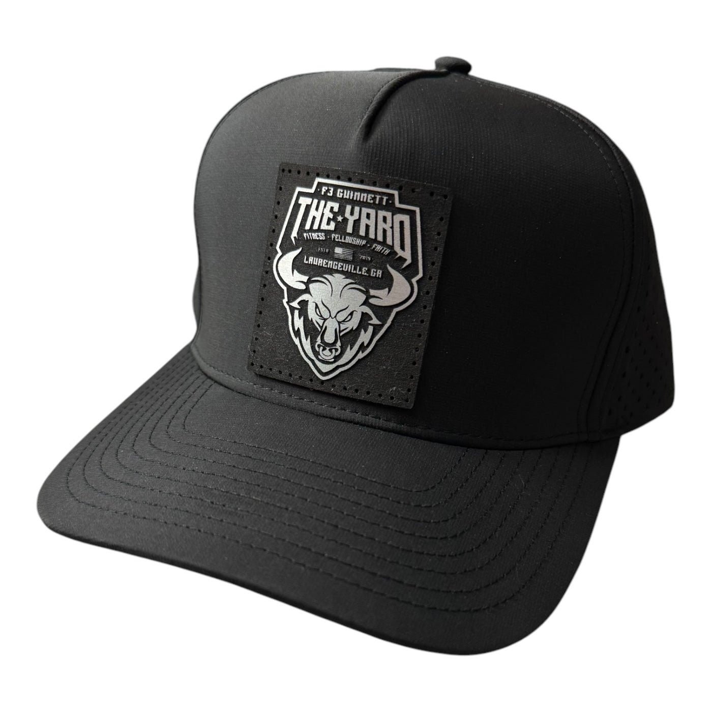 F3 Gwinnett County - The Yard - No Bull Leatherette Patch Hat Pre-Order February 2025