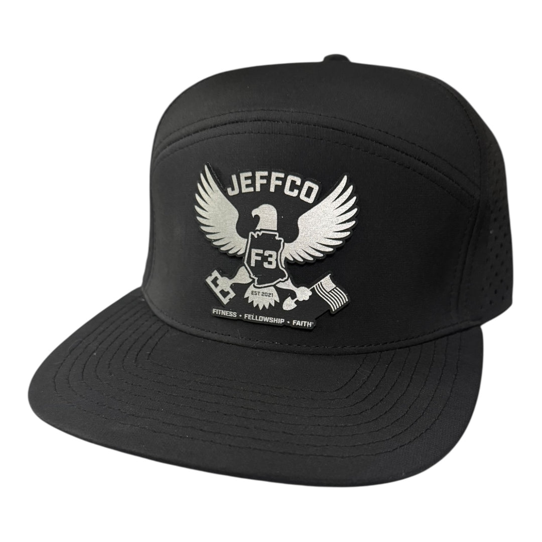 F3 Jeffco Leatherette Patch Hat Pre-Order October 2025