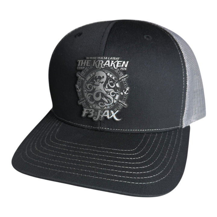 F3 Jacksonville Kraken 2026 Leatherette Patch Hat Pre-Order January 2026