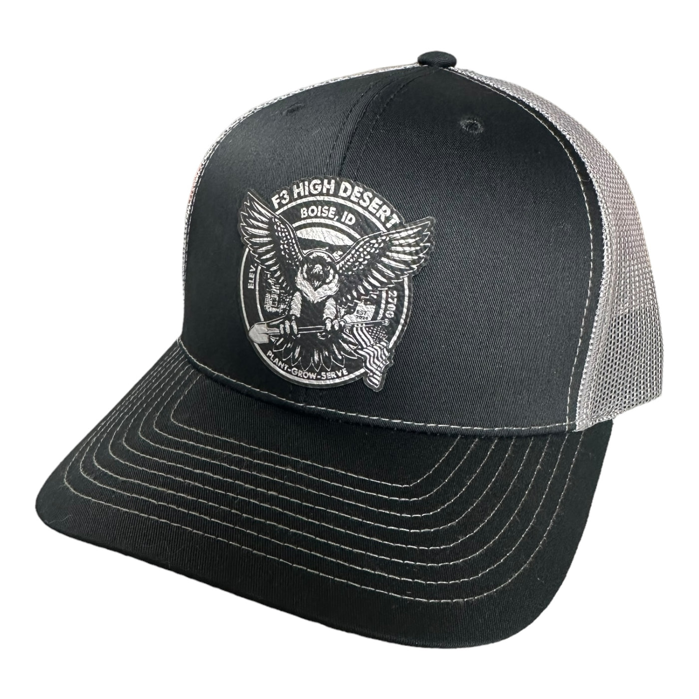 F3 High Desert Logo Debut Leatherette Patch Hat Pre-Order June 2024