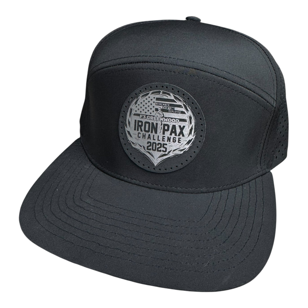 F3 Iron Pax Challenge 2025 Leatherette Patch Hat Pre-Order August 2025
