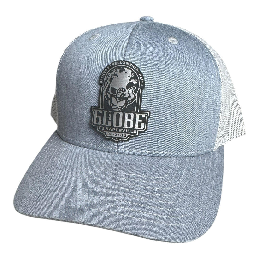 F3 Naperville The Globe Summer 25 Leatherette Patch Hat Pre-Order May 2025