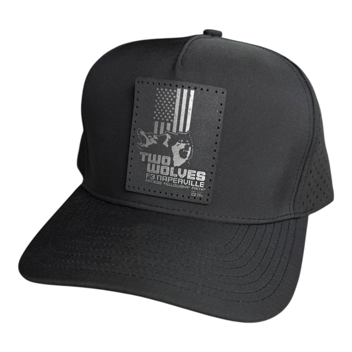 F3 Naperville Two Wolves Leatherette Patch Hat Pre-Order May 2025