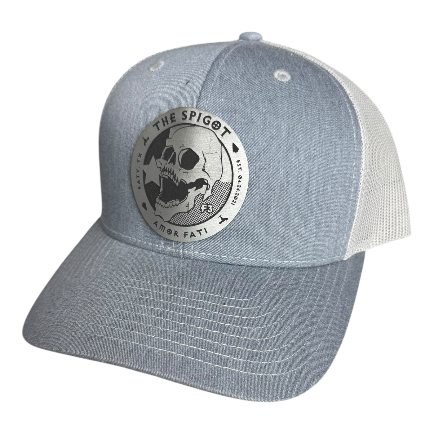 F3 Spigot Leatherette Patch Hat Pre-Order January 2025