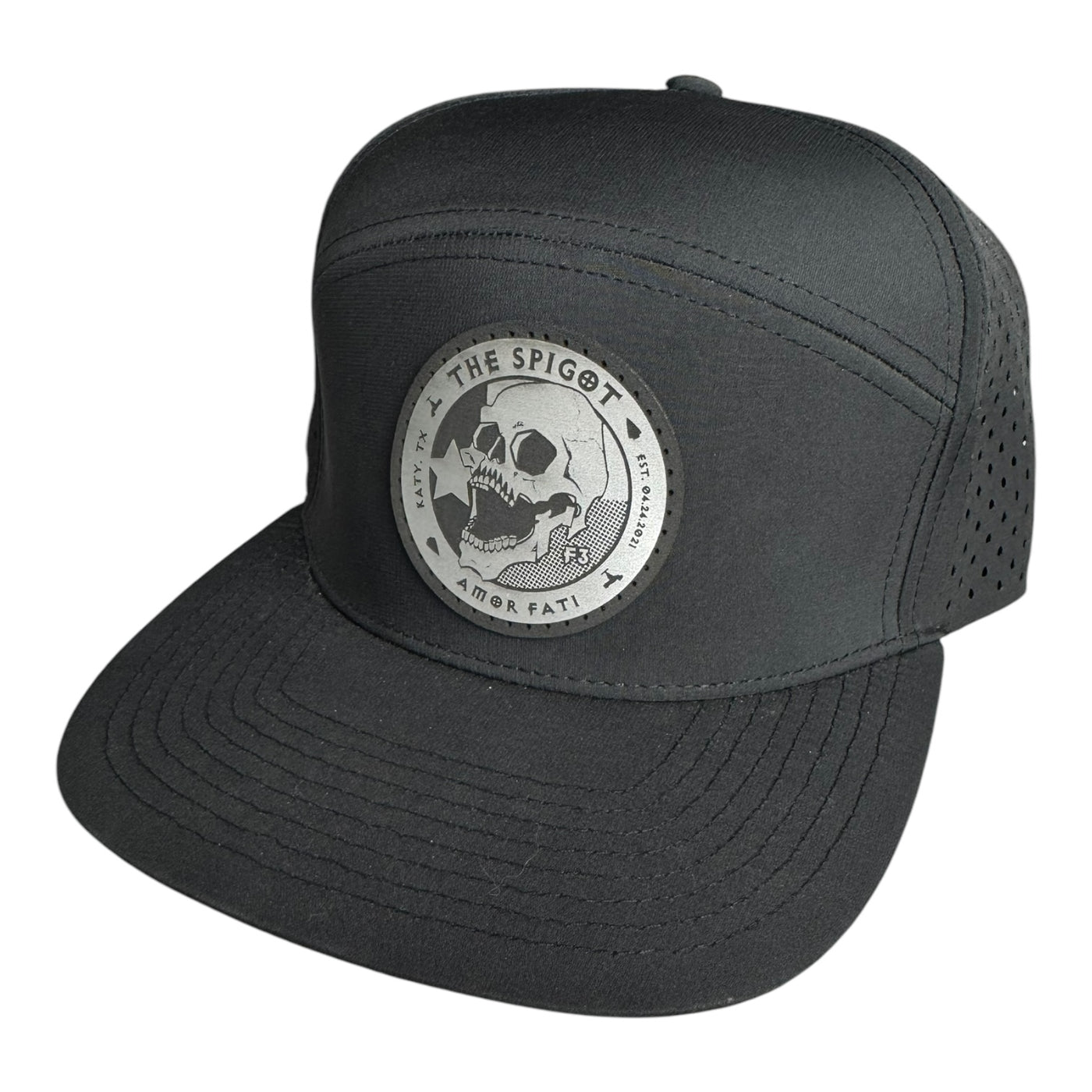 F3 Spigot Leatherette Patch Hat Pre-Order January 2025