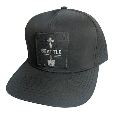 F3 Seattle Shovel Needle Leatherette Patch Hat Pre-Order August 2024