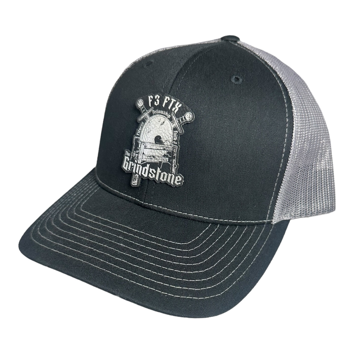 F3 FTX The Grindstone Leatherette Patch Hat Pre-Order May 2024