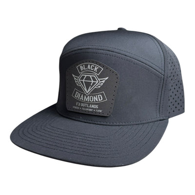 F3 Outlands Black Diamond Leatherette Patch Hat Pre-Order December 2024