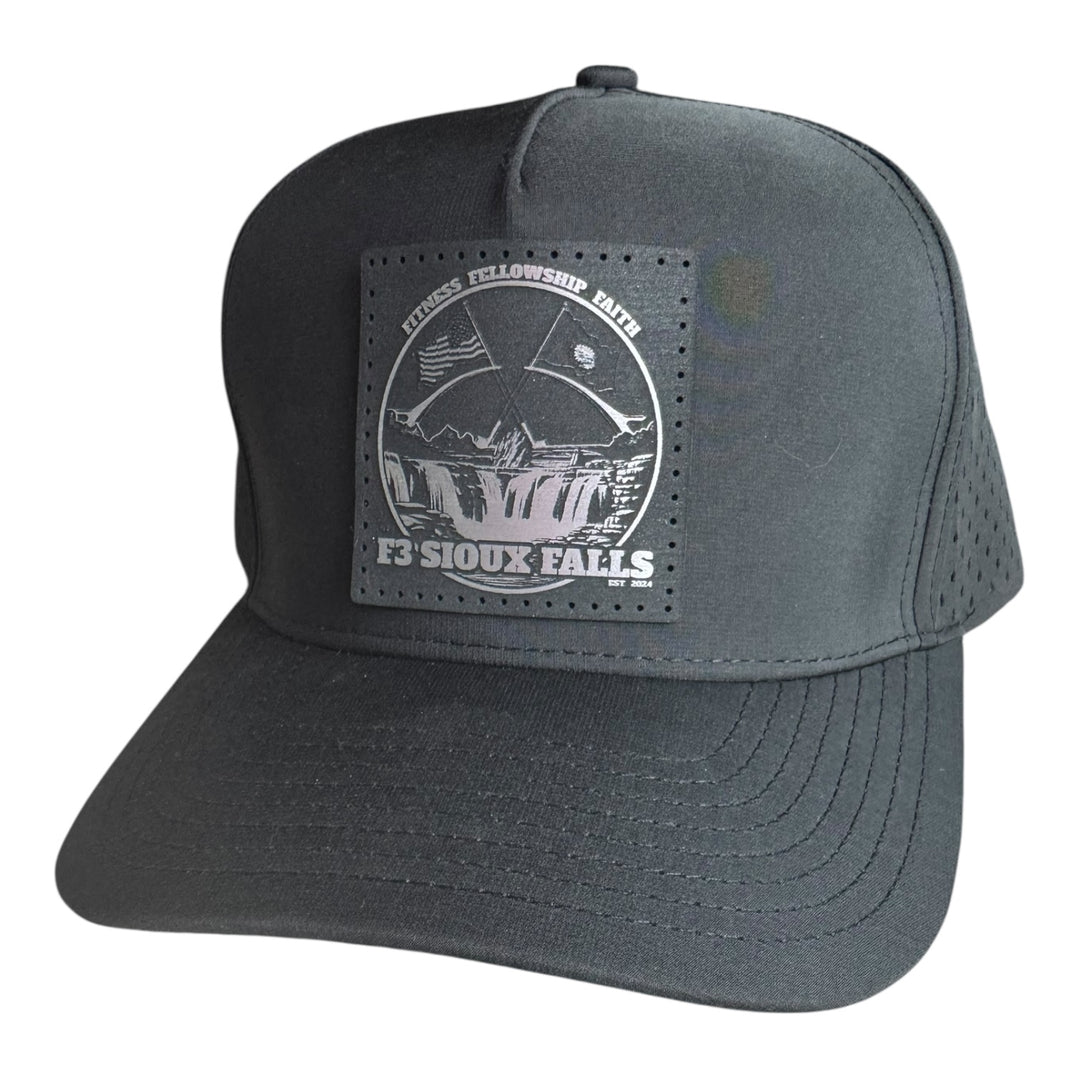 F3 Sioux Falls SD Leatherette Patch Hat Pre-Order June 2025