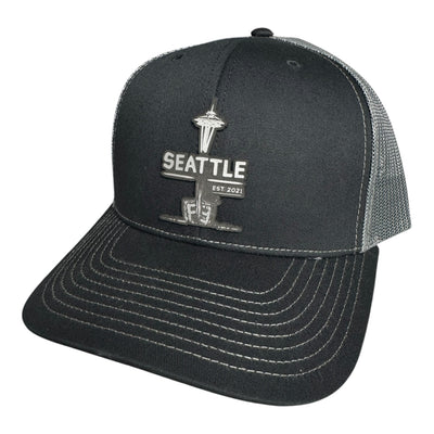 F3 Seattle Shovel Needle Leatherette Patch Hat Pre-Order February 2025