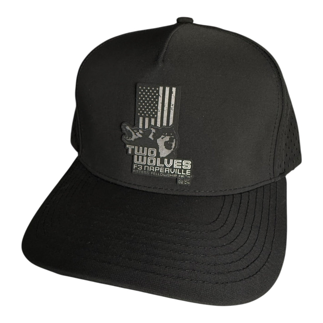 F3 Naperville Two Wolves Leatherette Patch Hat Pre-Order October 2025