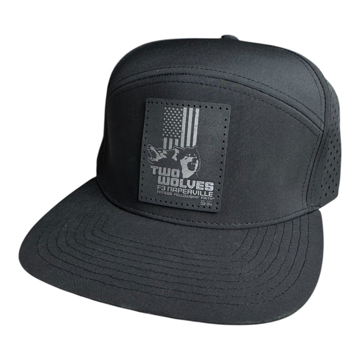 F3 Naperville Two Wolves Leatherette Patch Hat Pre-Order May 2025