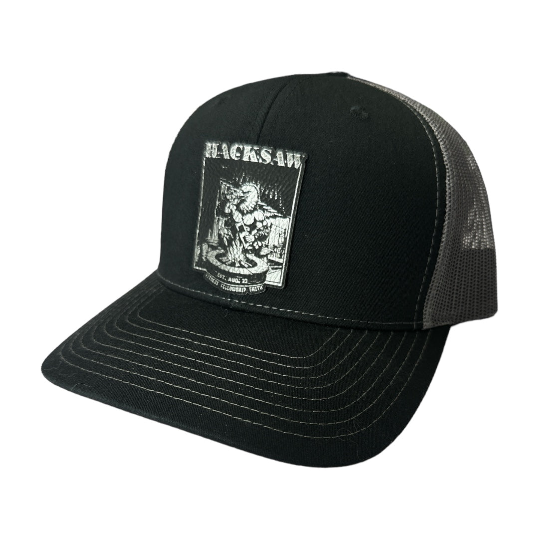 F3 Northlake Hacksaw Leatherette Patch Hat Pre-Order March 2024
