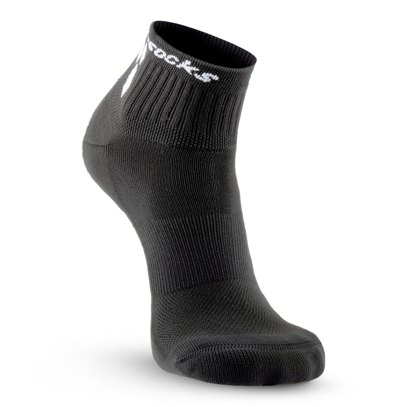 GripSocks for Golf - 1/4 Crew Height - Black
