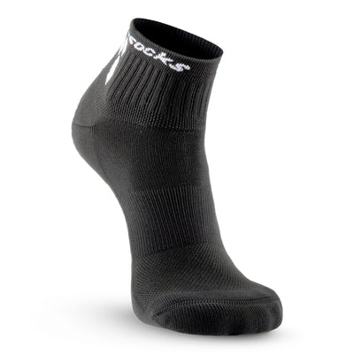 GripSocks for Golf - 1/4 Crew Height - Black