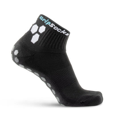GripSocks for Golf - 1/4 Crew Height - Black