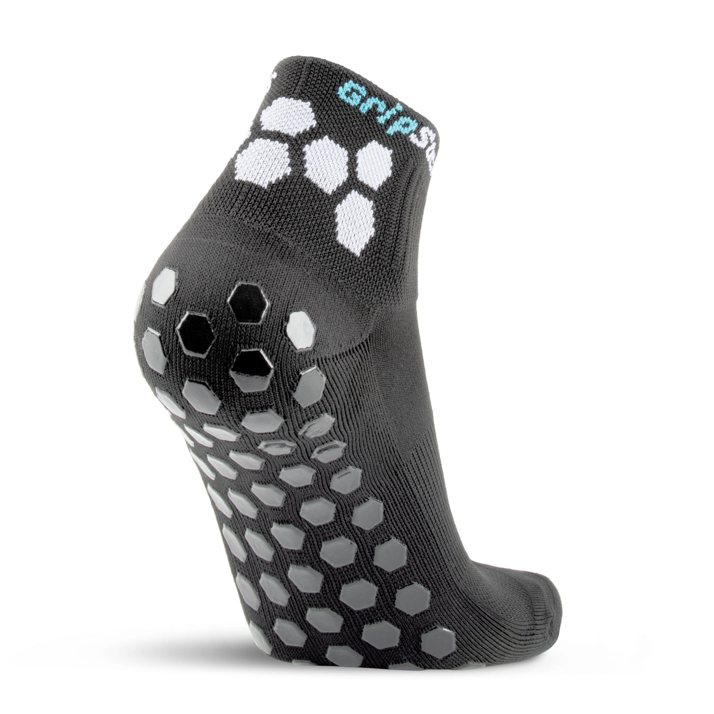 GripSocks for Golf - 1/4 Crew Height - Black