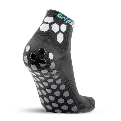 GripSocks for Golf - 1/4 Crew Height - Black