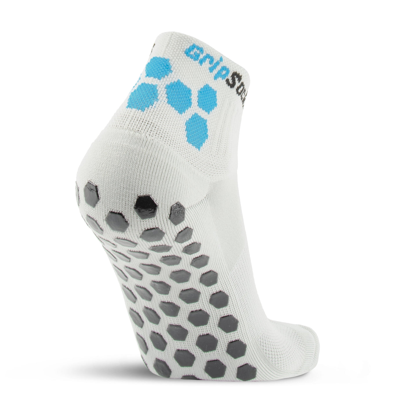 GripSocks for Golf - 1/4 Crew Height - Gray