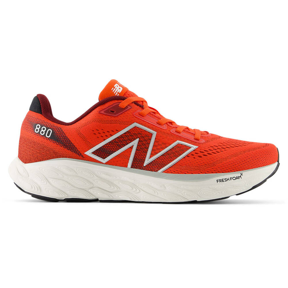 Men's New Balance Fresh Foam X 880v14, Neo Flame/Mercury Red/Sea Salt, 7.5 D Medium