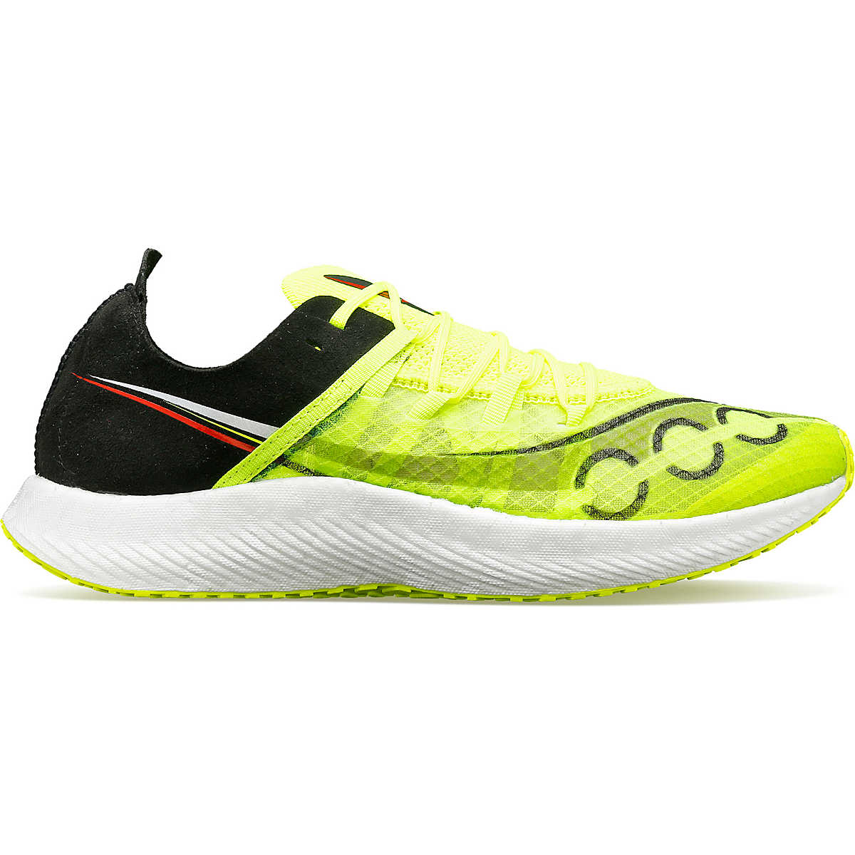 Men's Saucony Sinister, Citron/Black, 11 D Medium