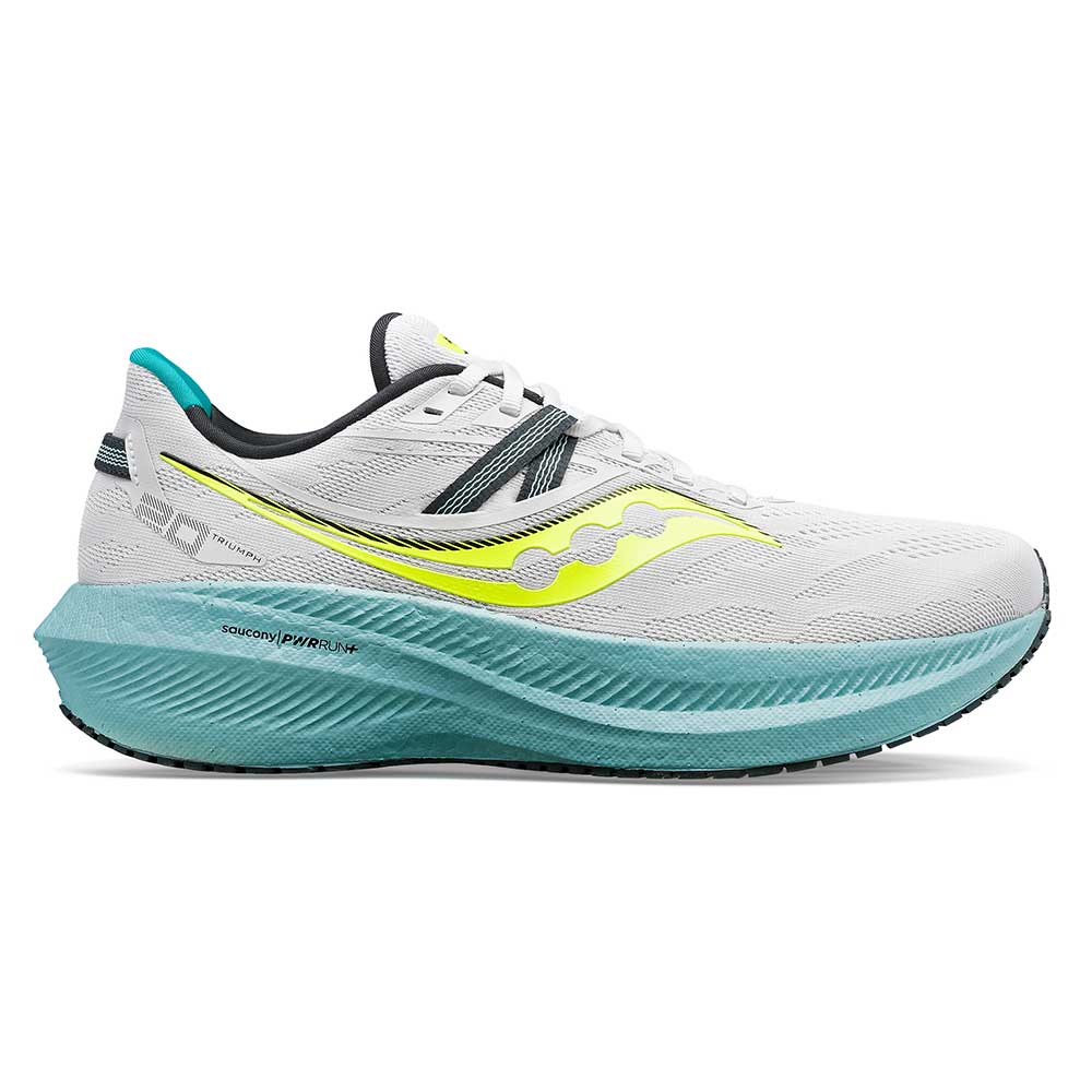 Men's Saucony Triumph 20, Fog/Mineral, 12.5 D Medium