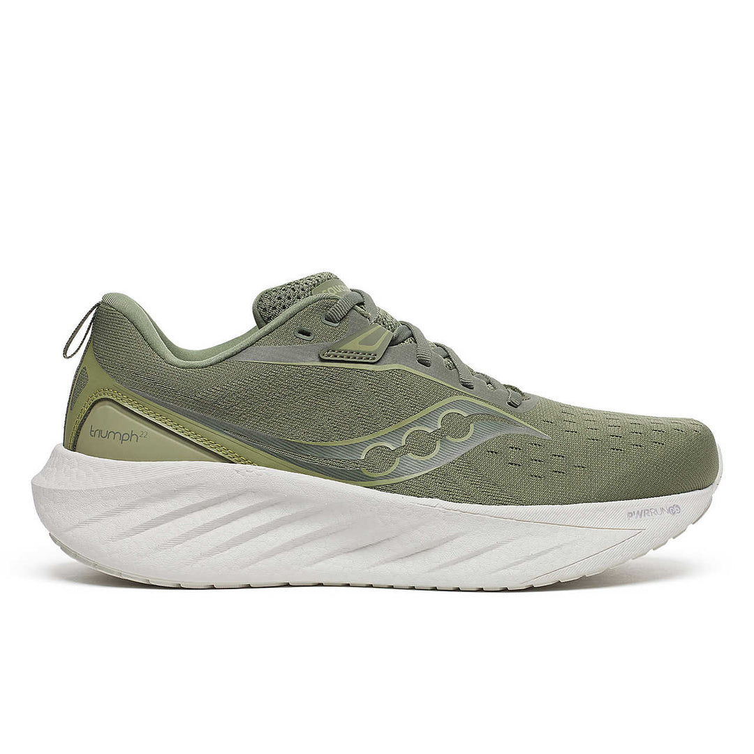 Men's Saucony Ride 18, Olivine, 7.5 D Medium
