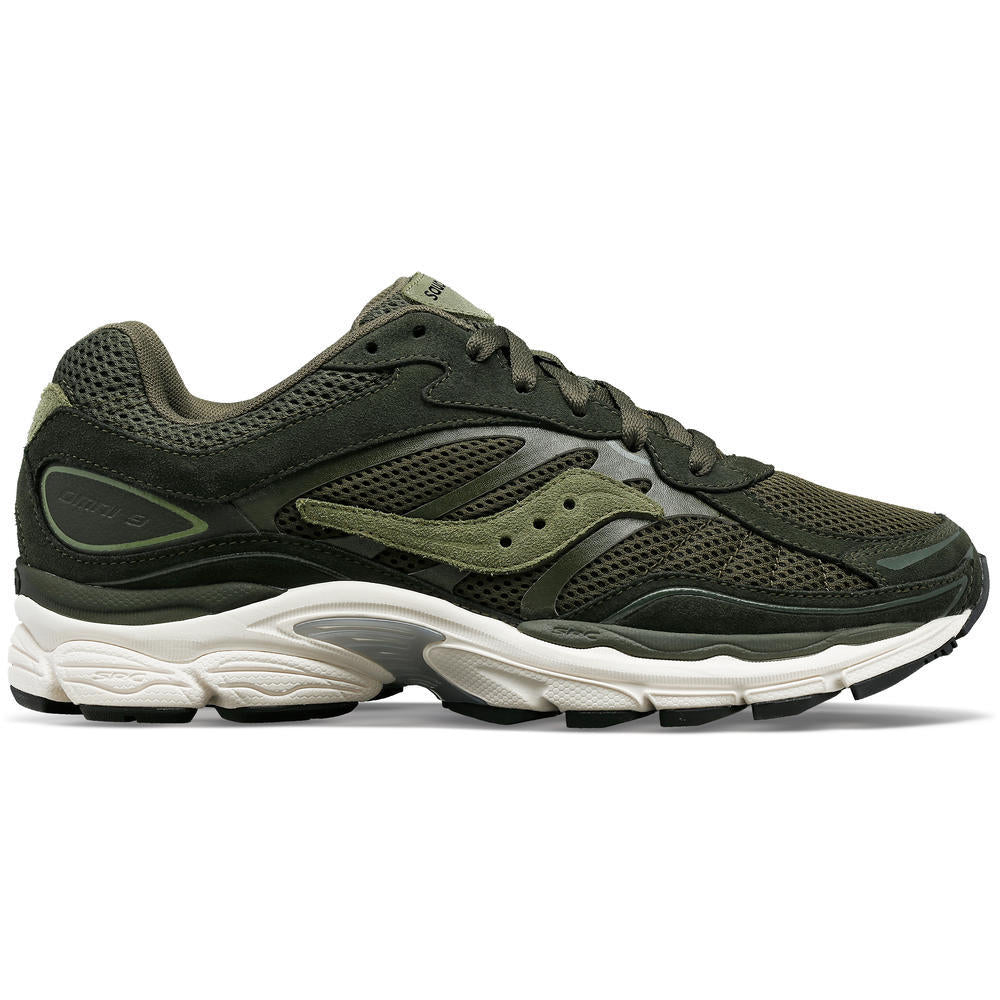 Men's Saucony Progrid Omni 9, Green, 6 D Medium