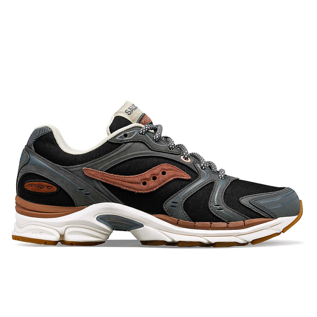 Men's Saucony Progrid Triumph 4, Grey/Brown, 9 D Medium