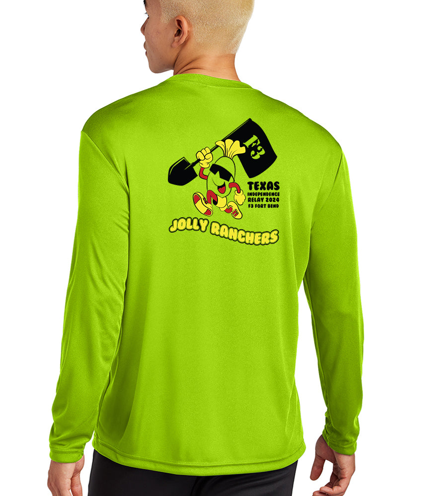 F3 Fort Bend Jolly Ranchers TIR 24' - Red, Bright Yellow and Black logo Pre-Order January 2024