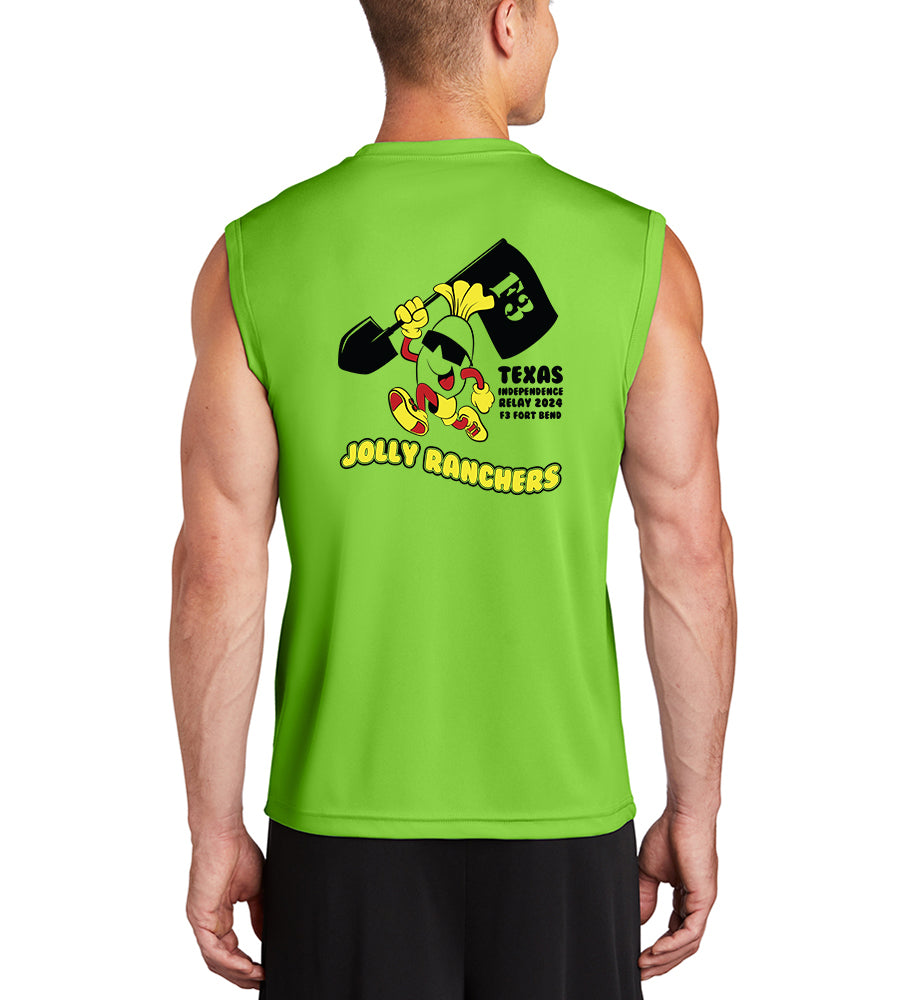 F3 Fort Bend Jolly Ranchers TIR 24' - Red, Bright Yellow and Black logo Pre-Order January 2024