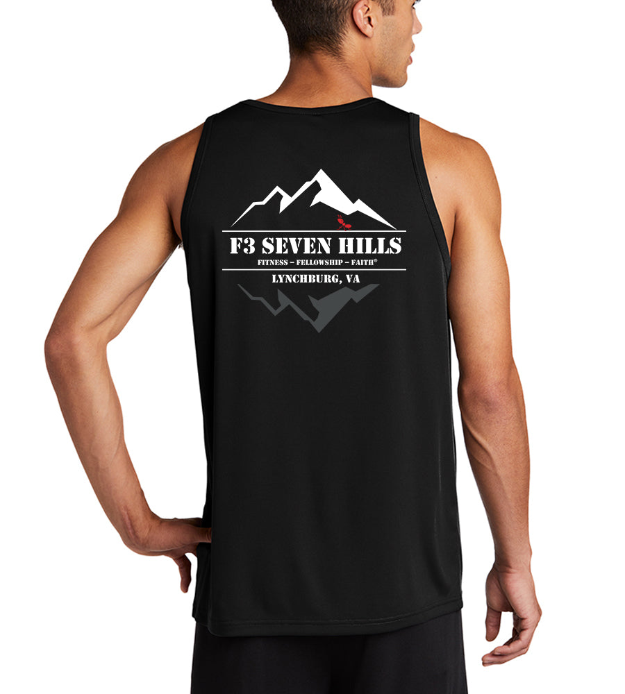 F3 Lynchburg Seven Hills (White, Grey and Red Ink) Pre-Order January 2024