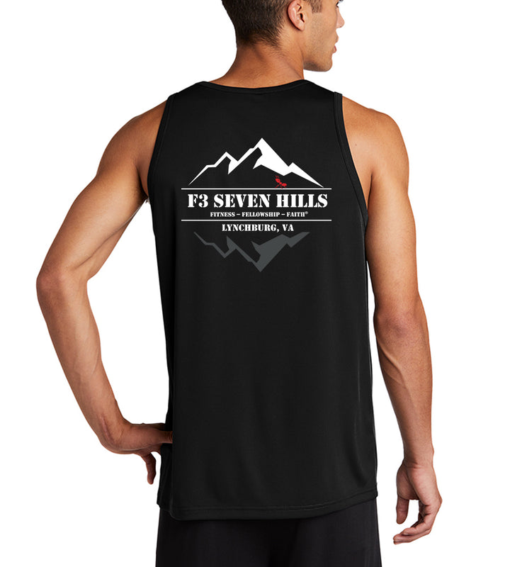 F3 Lynchburg Seven Hills (White, Grey and Red Ink) Pre-Order January 2024