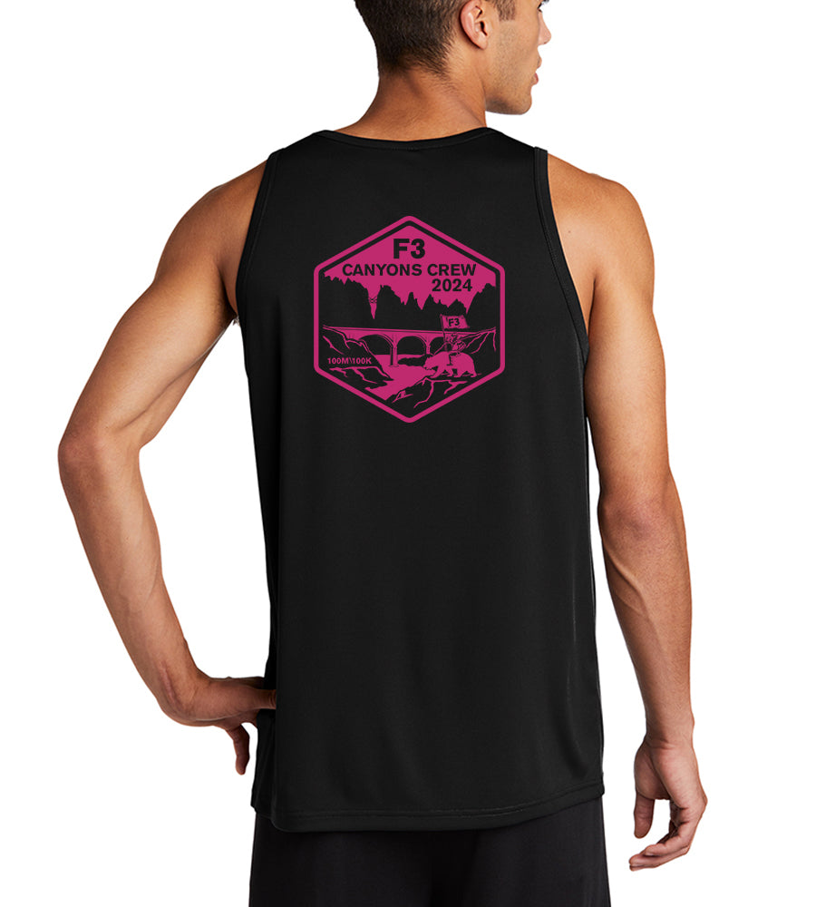 F3 Gold Rush Canyons Crew Hot Pink Logo Pre-Order January 2024