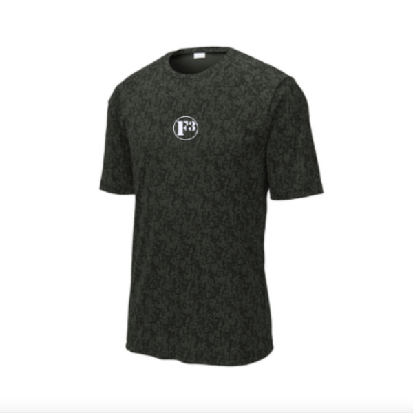 F3 Sport-Tek Digi Camo Tee Short Sleeve (Black)