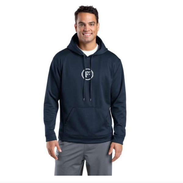 CLEARANCE ITEM - F3 Sport-Tek Sport-Wick Fleece Hooded Pullover (Navy-XL)