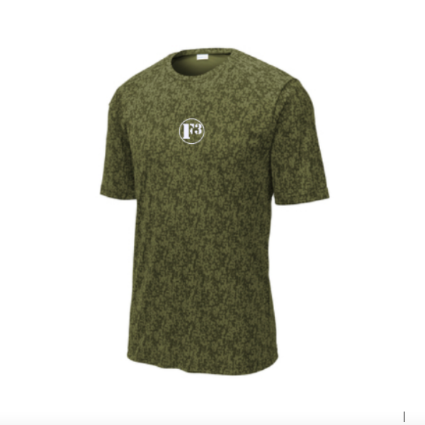 CLEARANCE ITEM - F3 Sport-Tek Digi Camo Tee Short Sleeve (Olive Drab Green)