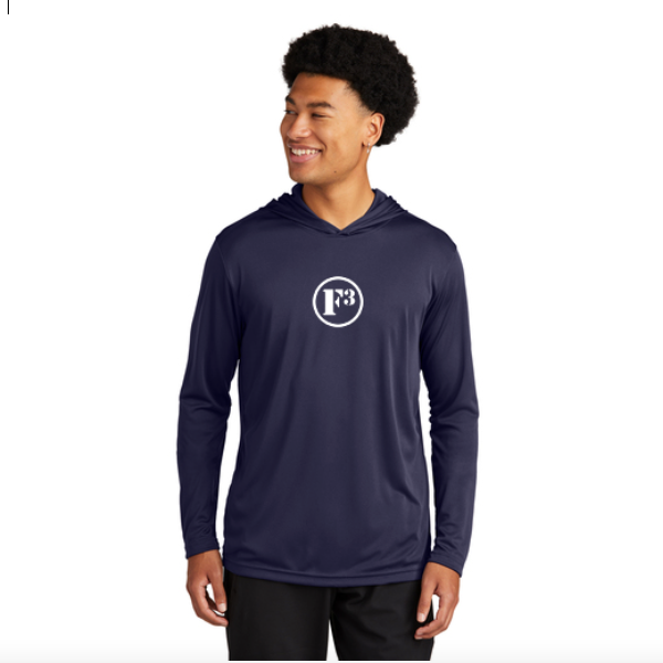 CLEARANCE ITEM - F3 Sport-Tek PosiCharge Competitor Hooded Pullover (Navy)