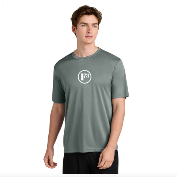 CLEARANCE ITEM - F3 Sport-Tek PosiCharge Competitor Tee Short Sleeve (Grey Concrete Heather)