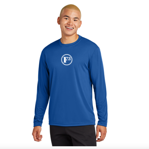 CLEARANCE ITEM - F3 Sport-Tek Long Sleeve PosiCharge Competitor Tee (True Royal)