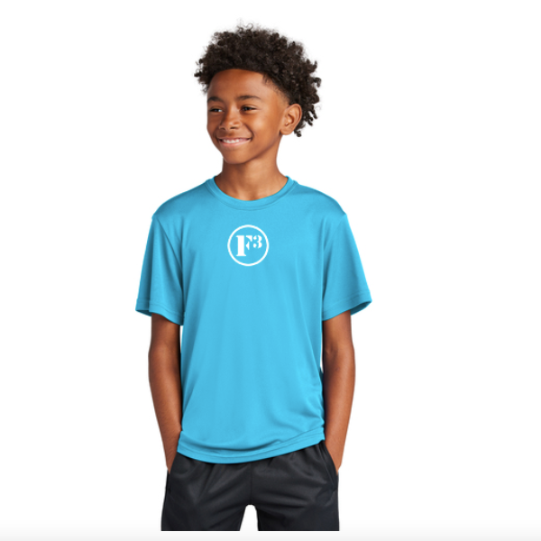 CLEARANCE ITEM - F3 Sport-Tek Youth PosiCharge Competitor Tee (Atomic Blue)