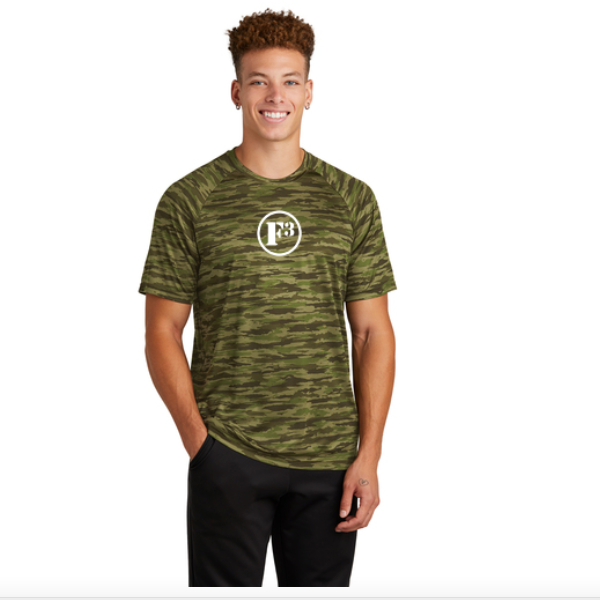 CLEARANCE ITEM - Sport-Tek Drift Camo Tee (Olive Drab Green)