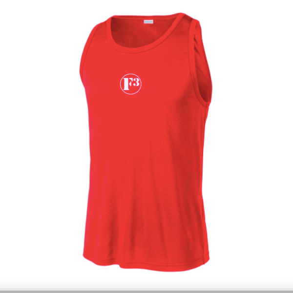 CLEARANCE ITEM - F3 Sport-Tek PosiCharge Competitor Tank (True Red/Large)