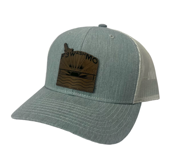F3 WashMO Leatherette Patch Hat Pre-Order June 2023